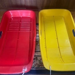 そり(赤)の画像