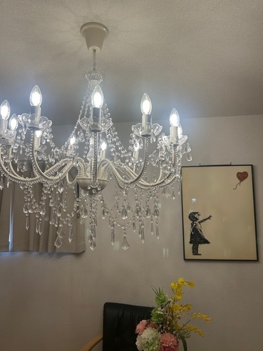 シャンデリアとアート