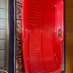 そり(赤)の画像