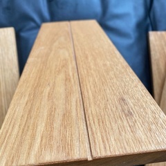 IGT規格天板　無垢タモ材　ハーフユニットｘ２の画像