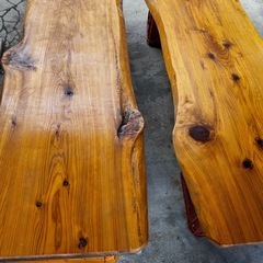 天然木の天板2枚
の画像