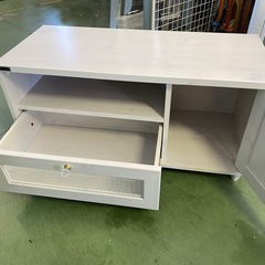 ○東125 テレビ台 Satosangyo 家具 インテリア 収納家具 ホワイト の画像