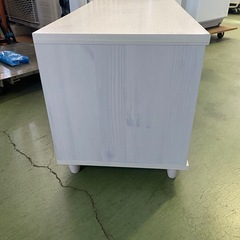 ○東125 テレビ台 Satosangyo 家具 インテリア 収納家具 ホワイト の画像