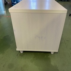 ○東125 テレビ台 Satosangyo 家具 インテリア 収納家具 ホワイト の画像