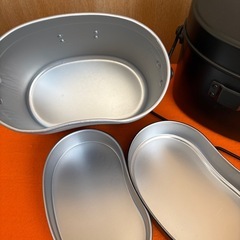 【中古】CAMPING MESSTIN はんごう　2個セットの画像