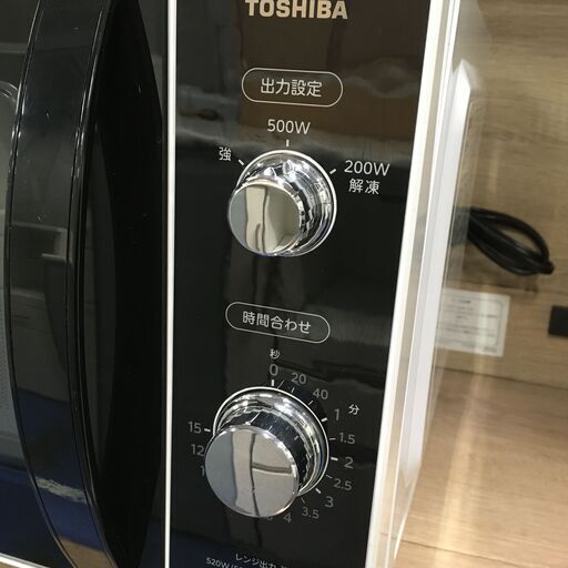 ★リユースのサカイ横浜南店★YM1601 TOSHIBA 電子レンジ ER-SM17 ２０年製 動作確認／クリーニング済み