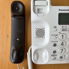 Panasonic パナソニック　留守番電話　固定電話　おやき親機の画像