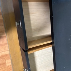 収納タンス　黒 　　の画像