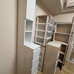 ランドリー収納棚の画像