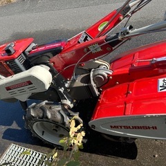 農業用トラクター（步行型）での画像