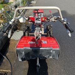 農業用トラクター（步行型）での画像