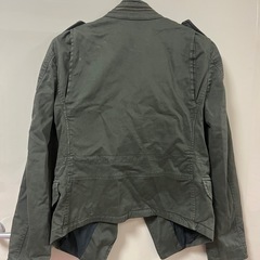 【現金払いも可】ZARA レディース ジャケット オリーブグリーン アウターの画像