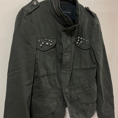 【現金払いも可】ZARA レディース ジャケット オリーブグリーン アウターの画像