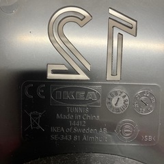 ☆値下げ☆w2511-158 IKEA 壁掛け時計　中古の画像