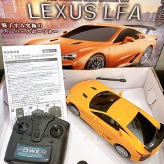 【新品未使用】LEXUS LFA ラジコンカー 1/24スケール レクサス オレンジの画像