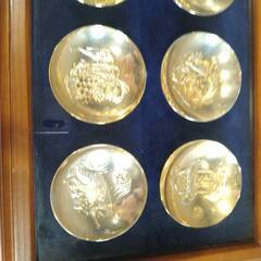 十二支 額縁入り 18GB 金杯の画像