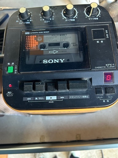 SONY KPX-1 カセットプレーヤー動作確認済み