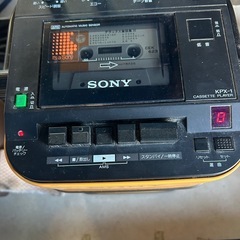 SONY KPX-1 カセットプレーヤー動作確認済みの画像