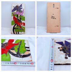 【✨海外ビンテージ陶器・壁掛けアート✨】Ruscha handgemalt（ルーシャ ハンドゲマルト）陶板アート No.768 🎨 現状品✨簡易清掃済み‼️の画像