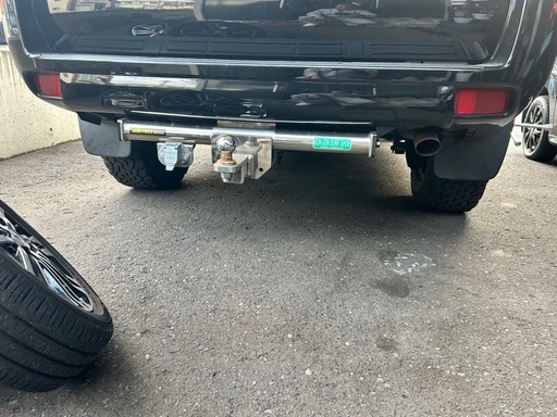 ランドクルーザープラド150  ヒッチメンバー　ステン