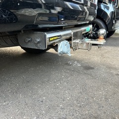 ランドクルーザープラド150  ヒッチメンバー　ステン
の画像