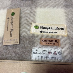 毛布　大阪西川　毛100%の画像