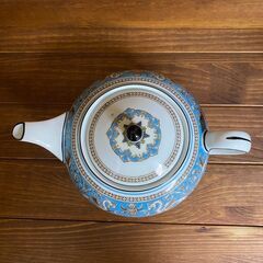 【愛品倶楽部柏店】Wedgwood 　ティーポット　フロレンティーン・ターコイズ　の画像