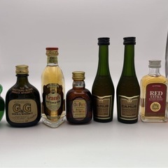 ウイスキー　お酒まとめ　ミニボトル　ワイン　ブランデー　の画像