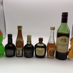 ウイスキー　お酒まとめ　ミニボトル　ワイン　ブランデー　の画像