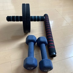 筋トレグッズ10点の画像