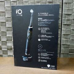 開封未使用品 ブラウン 電動歯ブラシ オーラルB iO10 コズミックブラック iOM10442ADCB 充電器 iOsense セット BRAUN 札幌市 新道東店の画像
