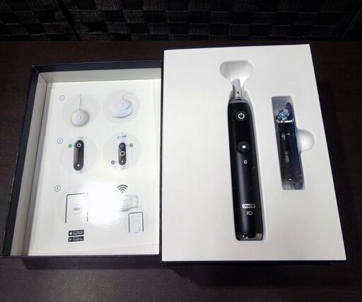 開封未使用品 ブラウン 電動歯ブラシ オーラルB iO10 コズミックブラック iOM10442ADCB 充電器 iOsense セッ