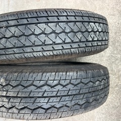 12インチ タイヤ 2本 軽トラの画像