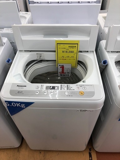 《尼崎市/リサイクルショップドリーム次屋店》★ジモティー割引有★6kg洗濯機　パナソニック　NA-F60B12 2019年製　中古品　クリーニング済み☆尼崎市若王寺☆