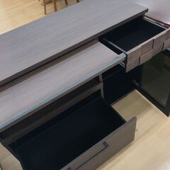 A-509【リユースのサカイ野々市店】ジモティ来店特価‼ レンジ台 ブラウン クリーニング済み‼の画像