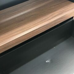 A-509【リユースのサカイ野々市店】ジモティ来店特価‼ レンジ台 ブラウン クリーニング済み‼の画像