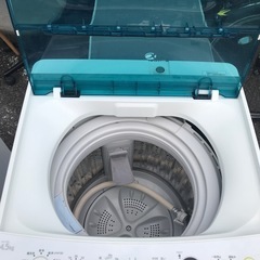 洗濯機4.5kg ハイアール　2018年製の画像