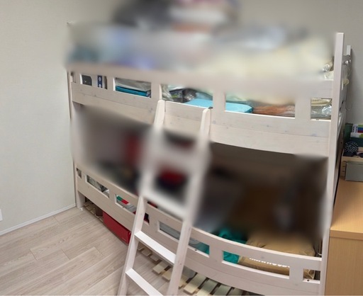 ニトリ　2段ベッド　　　　　　　　　　　　お値下げしました‼️未使用に近い❗️    　　　　　　　
