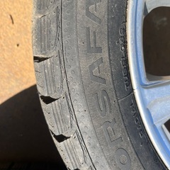 15年製　17インチ ヨコハマ スタッドレスタイヤ付きホイール225/50R17の画像