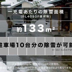 【新品未開封品】マキタ 充電式　除雪機 40Vの画像