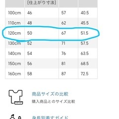 ストレッチスリムフレアパンツ　120
の画像