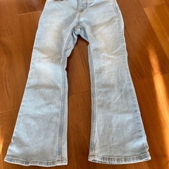 ストレッチスリムフレアパンツ　120
の画像