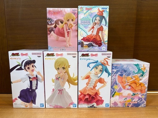 【新品未開封】物語シリーズ　八九寺真宵　忍野忍　斧乃木余接　セット