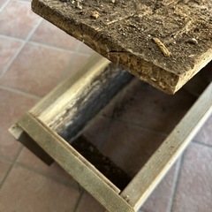 木製植木鉢の画像