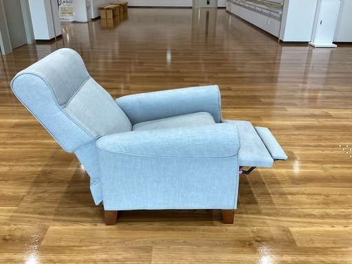 1人用リクライニングソファ（IKEA 製品）町田市再生家具】252281