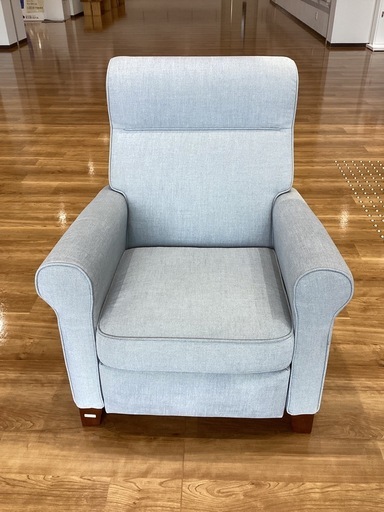 1人用リクライニングソファ（IKEA 製品）町田市再生家具】252281