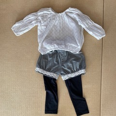 女の子トップス&ズボンセットsize95の画像