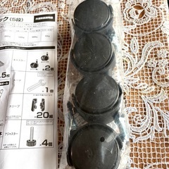 ルミナス スチールラック用キャスター 4個セット 未開封 ポール径25mm対応の画像