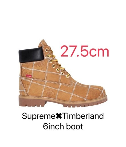 Supreme × Timberland Patchwork 
Premium Boot