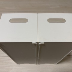 ニトリ整理ボックス クラネ ハイタイプ ホワイトの画像